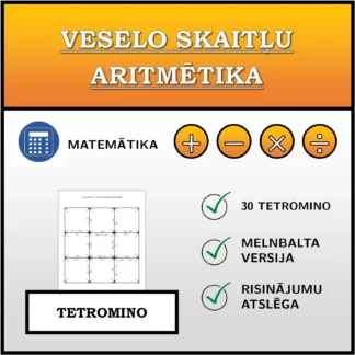 Tetromino: Veselo skaitļu aritmētika