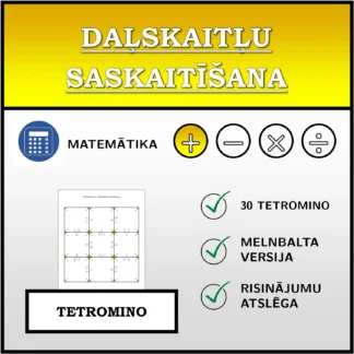 Tetromino: Daļskaitļu saskaitīšana