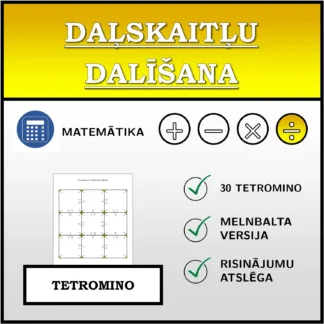 Tetromino: Daļskaitļu dalīšana