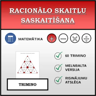 Trimino: Racionālo skaitļu saskaitīšana