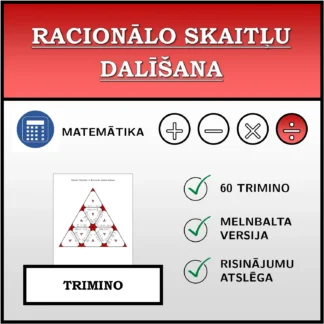 Trimino: Racionālo skaitļu dalīšana