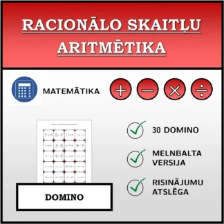 Domino: Racionālo skaitļu aritmētika