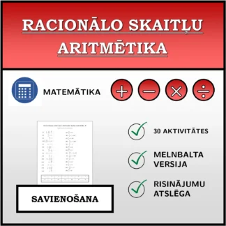 Savienošanas uzdevums: Racionālo skaitļu aritmētika