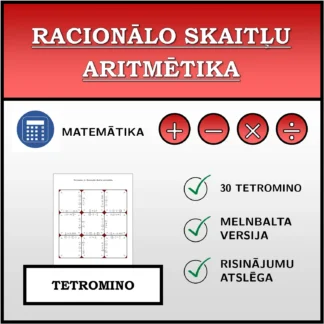 Tetromino: Racionālo skaitļu aritmētika