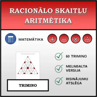 Trimino: Racionālo skaitļu aritmētika