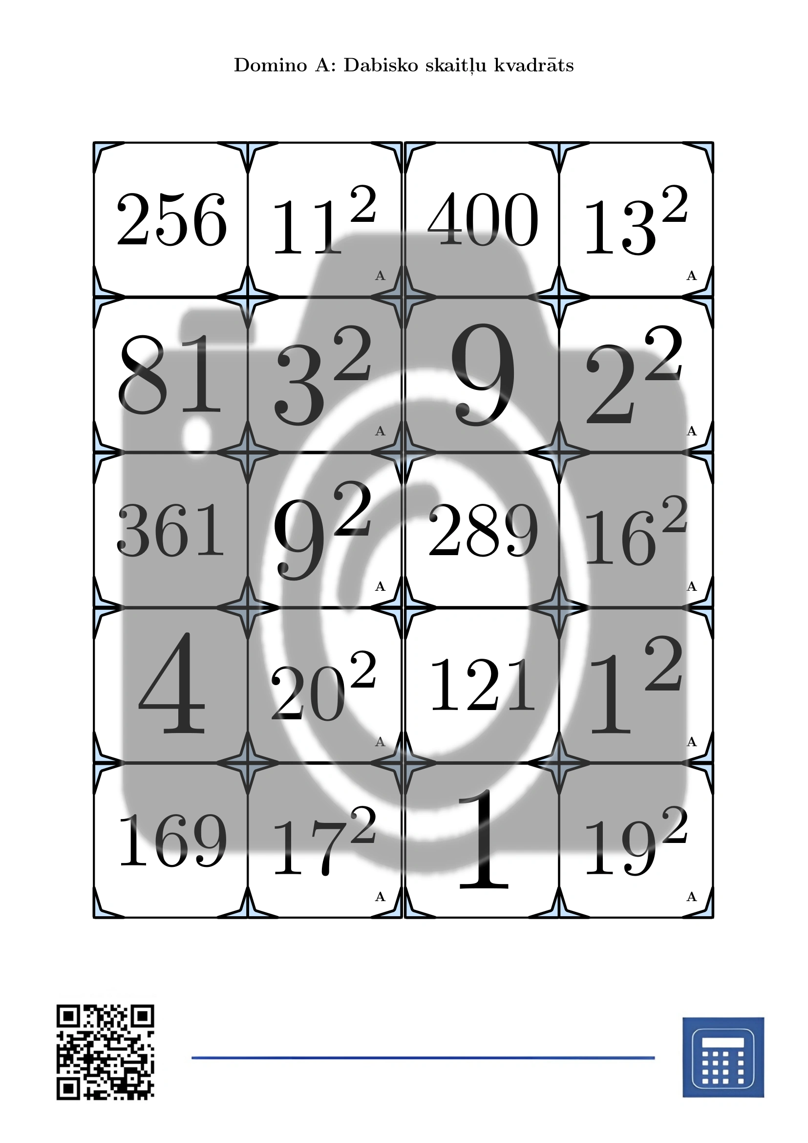Domino: Dabisko skaitļu kvadrāts - Image 2