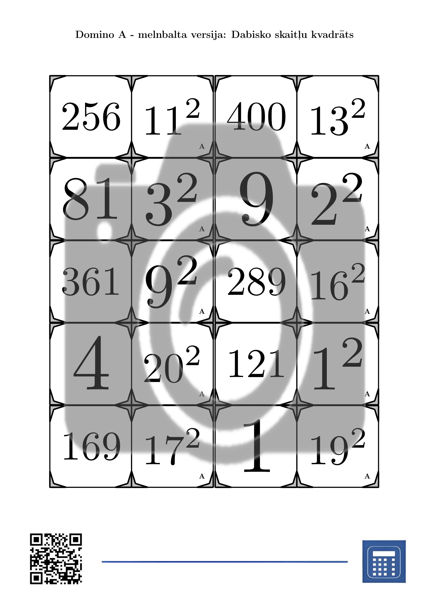 Domino: Dabisko skaitļu kvadrāts - Image 3