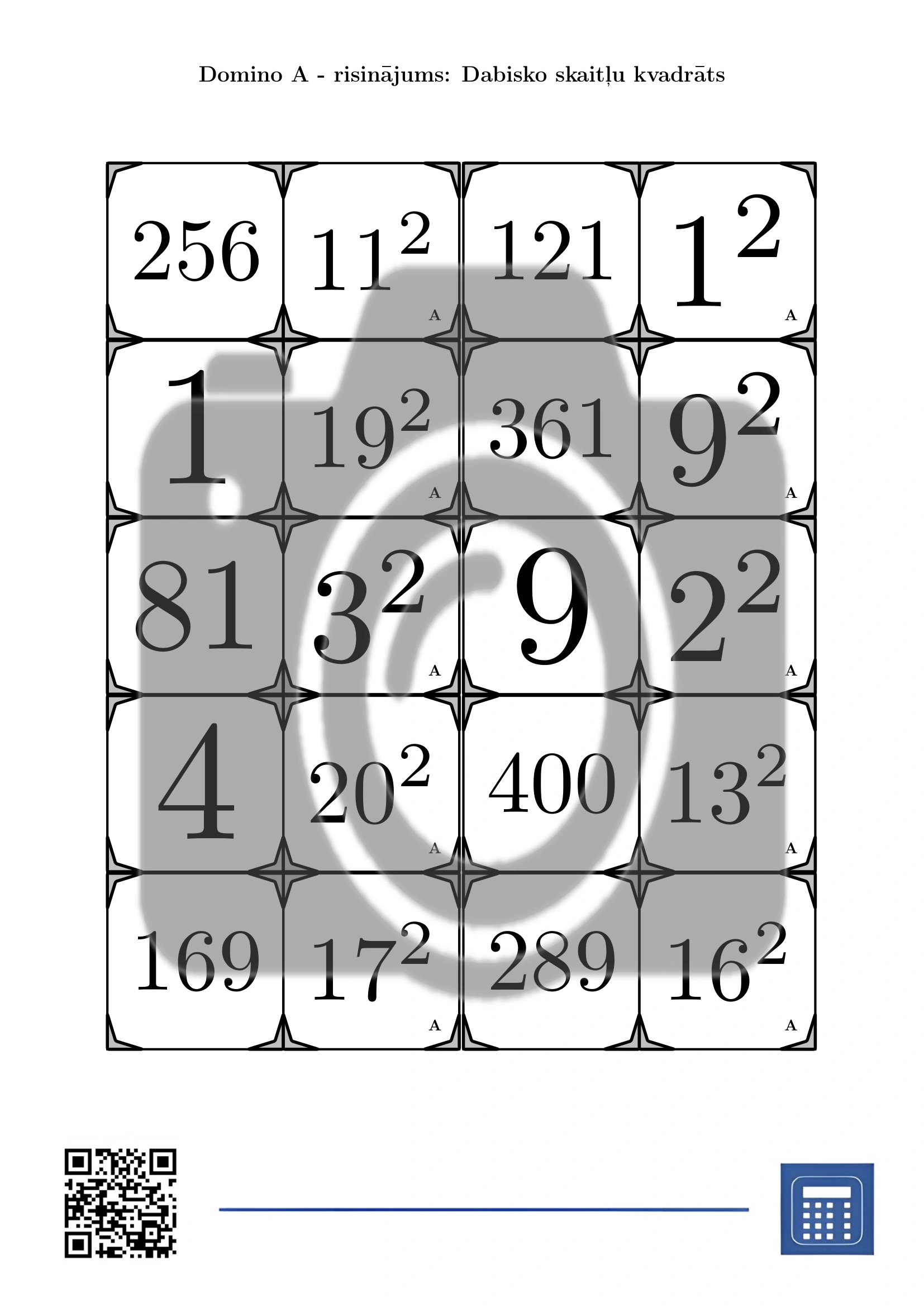 Domino: Dabisko skaitļu kvadrāts - Image 4