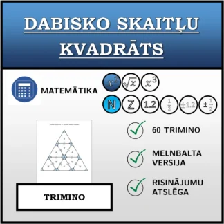Trimino: Dabisko skaitļu kvadrāts