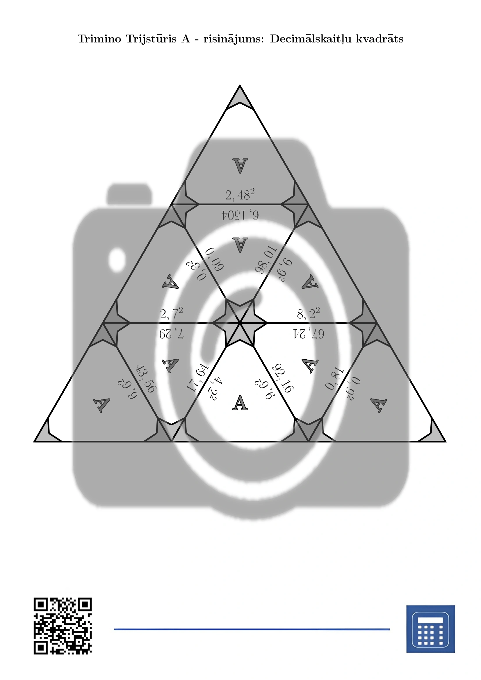 Trimino: Decimālskaitļu kvadrāts - Image 6