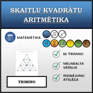 Trimino: Skaitļu kvadrātu aritmētika