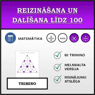 Trimino: Reizināšana un dalīšana līdz 100