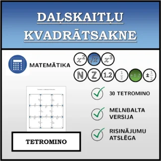 Tetromino: Daļskaitļu kvadrātsakne